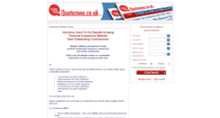 Desktop Screenshot of affiliates-centre-admin.quotezone.co.uk