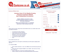 Tablet Screenshot of affiliates-centre-admin.quotezone.co.uk